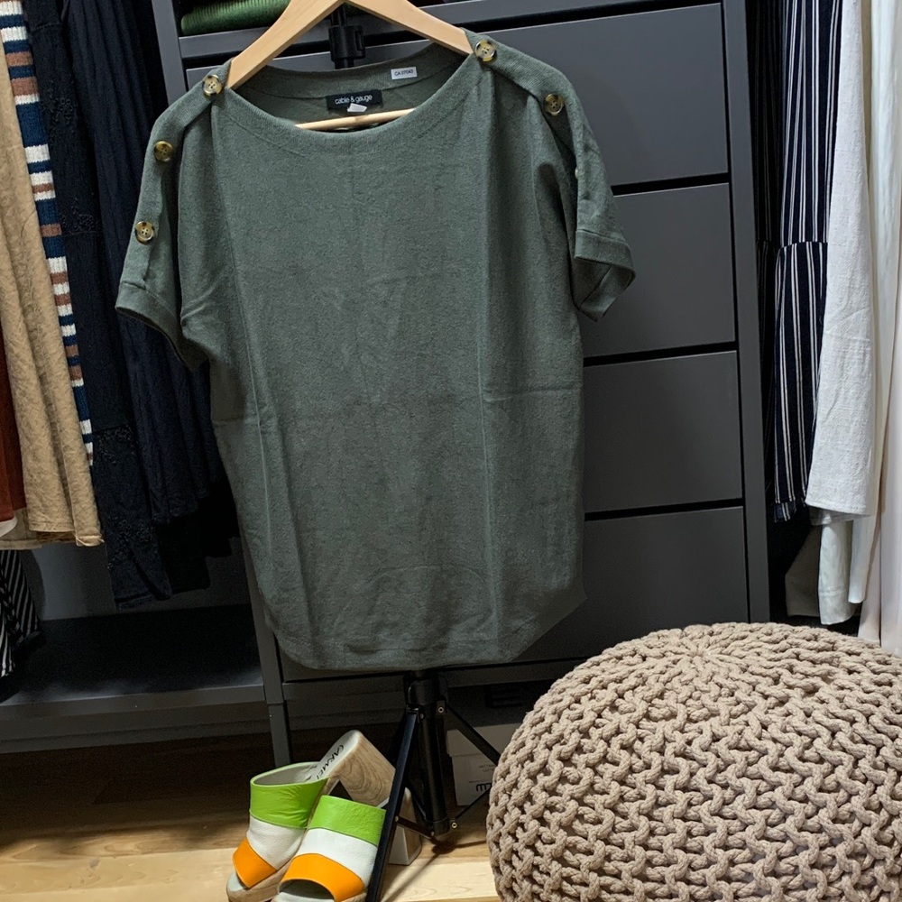 Cable & Gauge Forest Green Short Sleeve Tee